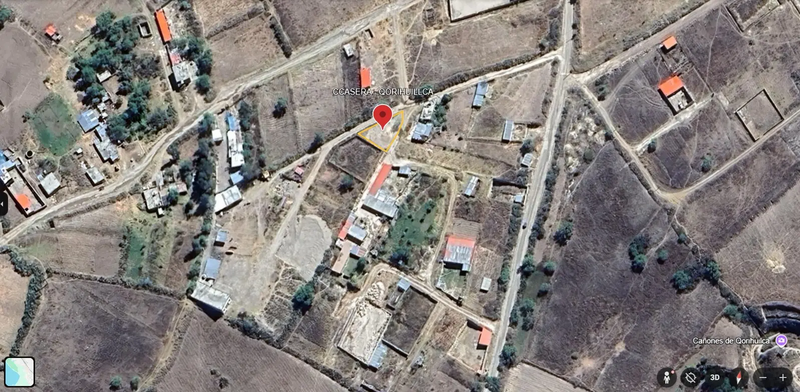 Google Earth - Ccasera Qorihuillca